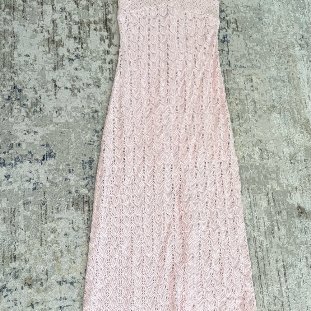 Hollister Light Pink Lace Dress